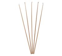 Mikinona Palas para Limpieza de Oídos de Bambú con Mango Antideslizante 167 Mm, Juego de 5 Unidades Tamaño Pequeño 1,8 Mm, Herramienta Portátil para Eliminar Cerumen en Casa y Viaje