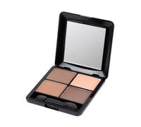 Mikinona Paleta Sombras De Ojos Tonos Sombra Mate Maquillaje Profesional Look Con Espejo y Esponja