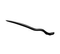 Mikinona Palillos de Madera Cabello 18 Cm Extendidos para Moños, Accesorios Chinos Pelo, Palillo Largo de Ébano Negro para Mujer en Fiestas y Eventos Formales
