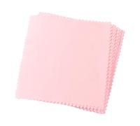 Mikinona Paños de Limpieza para Gafas y Joyas, 80 Unidades de Microfibra, Tamaño Compacto, Color Rosa, Ideales para Llevar en Viajes