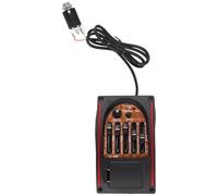 Mikinona Pastilla para Guitarra Acústica Ecualizador de 5 Bandas, Preamplificador Integrado Tapa Protectora y Clavija Rígida, Sistema de Afinación Electrónica Portátil para Guitarras