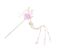 Mikinona Pearl Tassel Batedpin perla horquilla tradicional china horquilla de estilo antiguo exquisita horquilla tocado hanfu de estilo chino horquilla de estilo chino Aleación de zinc