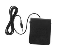 Mikinona Pedal de Sostenido para Piano Eléctrico Profesional Compacto Construcción Robusta de Metal y Abs con Conector Jack Accesorio Esencial para Teclados y Sintetizadores
