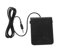 Mikinona Pedal de Sustain Midi Conector de 3,5 Mm para Piano Eléctrico y Sintetizador de Abs y Metal Diseño Compacto en Negro Accesorio Versátil para Mejorar la Expresión Musical