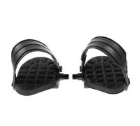 Mikinona Pedales para Bicicleta Estática 9/16pp, Accesorios de Repuesto para Ciclismo Indoor, con Rodamientos y Resortes, 2 Unidades para Ejercicio y Fitness en Casa