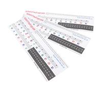 Mikinona Pegatinas de Escalas para Melódica y Armónica 3 Piezas Adhesivas para Teclados de 32 y 37 Teclas Ideales para Principiantes Resistentes y Fáciles de Usar para Práctica Musical