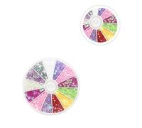 Mikinona Pegatinas Para Uñas Purpurina De Estrellas 2 Cajas 150 Piezas Tamaño Mixto Decoración Uñas Bricolaje Accesorios Colores Para Uso Profesional y Doméstico