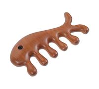 Mikinona Peine De Madera Natural Dientes Anchos Para Masaje Ergonomico Multifuncional Para Cabelludo Cabeza y Relajación Ligero y Antiestático Para Regalo