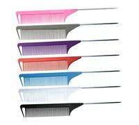 Mikinona Peine Para Peinar El Cabello Antistático Peine De De Rata 6 Pcs Suave y Duradero