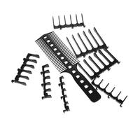 Mikinona Peine Para Posicionar El Cabello Peines Para Peluqueros Cortadoras De Rata Calefactables Planchas Desenredantes Para Raya De De Plástico Color Negro