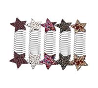 Mikinona Peineta Invisible 5pcs Horquillas Estrella Accesorios Para El Cabello Fijador Para Flequillo