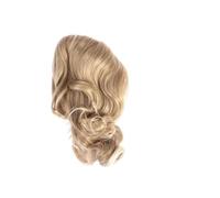 Mikinona Peluca Rubia Rizada Paleta Largo Forma Pelucas Para Mujeres Extensión Ondulado Extensiones De Cabello Accesorios Para El Cabello Para Mujeres Consejo Peluca Larga y Rizada Dorado