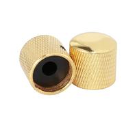 Mikinona Perillas Giratorias de Bajos de Metal Dorado, 2 Piezas, Control de Volumen y Tono, Accesorios de Reemplazo para Guitarra Eléctrico