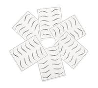 Mikinona Piel Sintética de Goma para Práctica de Maquillaje 6 Piezas Tamaño Estándar para Artistas de Cejas y Labios Entrenamiento de Técnicas de Microblading y Tatuajes Profesional