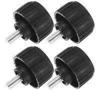 Mikinona Pies de Repuesto para Báscula Electrónica 30kg M6 Juego de 4 Piezas Amortiguadores Accesorios Compatibles para Plataforma Industrial Piezas de Escala Robustas y Estables