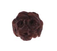 Mikinona Pinza Para Moño Sintético Coletero Floral Clip Peluca Fijador El Cabello Volumen