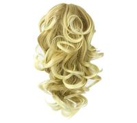 Mikinona Pinza para Pelo 1 Pieza Extensión de Pelo Rizado Clip para Peluca Hecho de Sintética para Mujeres y Niñas