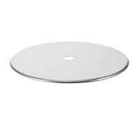 Mikinona Placa de Difusión de Calor de Acero Inoxidable 32,5cm para Cocinas de Inducción y Estufas Eléctricas Diseño Anti-desbordamiento