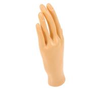 Mikinona práctica de manicura mano protésica mano de practicas de uñas Mano de práctica de uñas mano de manicomio falsa maniquí de joyería modelos mano simulada clavo dedos