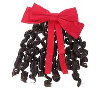 Mikinona Presos Para El Cabello De La Corte Cosplay Peluca Rizada Mujer Azul Ondulado Peluca De Extensión De Cabello Peluca De De Caballo Rizada Retro Alambre De Alta Temperatura