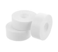 Mikinona - Protector de cuello autoadhesivo blanco de 3 piezas, 2,5 cm x 800 cm, forro de cuello cortable, antisudor y antimanchas para camisas de vestir, protección invisible