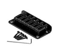 Mikinona Puente de Guitarra de Metal Duradero para Guitarra Eléctrica y Acústica Cordal de Puente de Selleta para Tensión para Reemplazo Instrumentos Musicales y Uso Estudio o Concierto