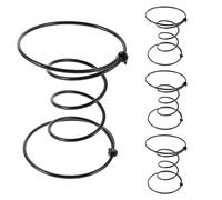 Mikinona Resortes de Tensión para Sofá 6 Pulgadas Muelles Metálicos para Muebles Juego de 4 Piezas para Reparación de Sillones Reclinables y Camas Accesorios Duraderos para Soporte y