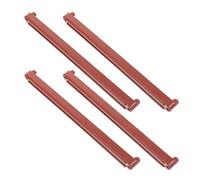 Mikinona Riel de Cajón de Plástico Guía Deslizante para Mueble, 2 Juegos, Marrón, 235 mm, Ajuste Preciso, Accesorios para Teclado
