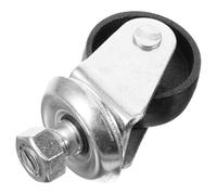 Mikinona Rueda Giratoria para Gato Hidráulico de Piso Rueda de Repuesto Metálica Rosca de 16 MM Alta Resistencia para Uso Industrial y Automotriz Accesorio Duradero para Manejo de