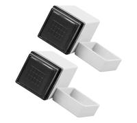 Mikinona Sello de de Guitarra Herramienta para Practicar Guitarra 2 Piezas Abs Accesorios para Principiantes Práctica de Tablatura Sello de Prensa Portátil Adecuado para Folk y Eléctrica