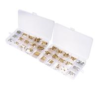 Mikinona Separadores y Tornillos de Latón y Acero Inoxidable 360 Piezas Kit Surtido M2 M3 M4 para Placas de Circuito, Enfrentamientos y Montaje en Dispositivos Electrónicos