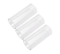 Mikinona Slide De Guitarra De Cristal Estándar, Set De 3 Piezas, Tamaño Cuello De Botella Medio, Material Vidrio Tratado Térmicamente, Para Guitarristas Profesionales y Amantes Guitarra