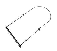 Mikinona Soporte de Cuello para Armónica de Aleación de Zinc Ajustable Soporte Profesional Manos Libres para Orificios Accesorio Duradero y Ligero para Músicos