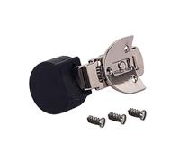 Mikinona Soporte Mantiene la Posición Correcta del Dedo Negro de Pulgar con Tornillos para Clarinete Material Metálico y Plástico para Conciertos y Ensayos