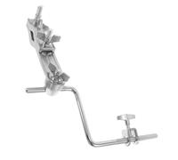 Mikinona Soporte para Campana de Vaca con Brazo Z y Abrazadera Ajustable para Percusión Accesorio Metálico Resistente para Batería Compatible con Bloque de Ritmo y Pandereta Montaje Rápido