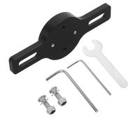 Mikinona Soporte para Luz Trasera de Bicicleta Negro Soporte Metálico Ajustable para Montaje Estable Resistente E Compatible Portaequipajes Traseros Adecuado para Ciclismo de Montaña