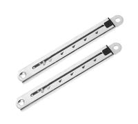 Mikinona Soporte Telescópico Ajustable de Altura para Camilla de Belleza 4 Piezas, Mecanismo de Elevación Barra de Tiro, Accesorio Compatible para Camas de SPA y Salón Profesional