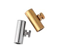 Mikinona Sordina Para Violonchelo Wolf Tone 2 Piezas Ajustables Color Dorado y Plateado, Accesorio De Metal Duradero Para Eliminar Tono Discordante Práctica y Actuación