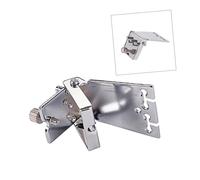 Mikinona Tablero De Banjora Metalico Placa De Tiro Para Banjo Accesorios Trémolo Trémolo Para Cuerdas Cordal Vibrato Puente Vibrato