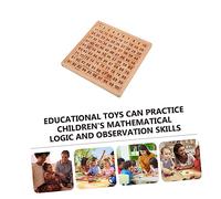 Mikinona Tablero de Madera Educativo para Matemáticas Montessori Tren para Desarrollar y Coordinación