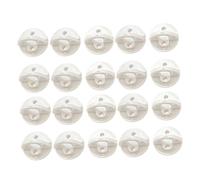 Mikinona Tapa del Enchufe de Seguridad para Niños 30 Piezas de Plástico Abs Blanco Protector Seguro para Enchufes Eléctricos Hogar