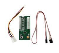 Mikinona Tarjeta de Cable Extensor Síncrono ATX para Fuente de Alimentación Conector 24 Compatible 2-3 Fuentes Auxiliares Inicio Sincronizado para PC y Equipos Electrónicos