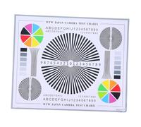 Mikinona Tarjeta de Calibración para de Cámaras de Seguridad Carta de Rueda de Colores Herramienta de Alineación para CCTV Diseño Resistente para Uso Interior y Exterior Calibración Fácil y