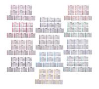 Mikinona Tarjetas de de Piano para Principiantes Educativas Duraderas con Diagramas Claros Herramienta Práctica para Profesores y de Guía Rápida para Aprendizaje y Práctica