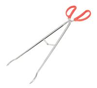 Mikinona Tenazas De Acero Inoxidable Para Chimenea Pinzas Multifunción Para Leña Garra De Agarre Robusta Mango Ergonómico Antideslizante Herramienta Resistente Para Hogar y Exterior