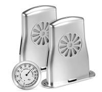 Mikinona Termómetro De Violín Plata 1 Unidad Humidificadores De Guitarra Acústica Plata 2 Unidades, Humidificadores De Violín Para Estuche, Control De Humedad Para Instrumentos Musicales