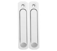 Mikinona Tirador Diseño Oculto y Seguro Adhesivo de Aleación de Zinc Puerta Corredera para Ventanas Correderas para Adecuado para Salones
