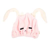 Mikinona Toalla de microfibra para niñas con diseño de orejas absorbente y suave turbante para secado rápido para niñas y madres dulce Yoyo