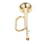 Mikinona Trompeta Corneta de Cobre Dorada Instrumento Musical de Caballería para Orquesta Militar y Banda Escolar para Principiantes