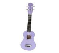 Mikinona Ukulele de Juguete Madera Sólida Guitarra Simulada Educativa para Instrumento Musical Color Púrpura Modelo Creativo para Desarrollo Temprano